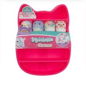Squishmallows Squishville Display With 4 Exclusive Squishmallows New, Sealed